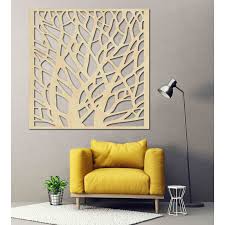 Carved Wooden Picture On The Wall Of