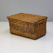 vintage wicker basket 1930s for