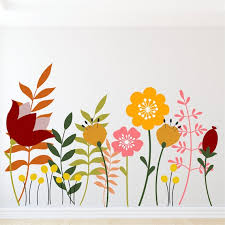 Large Flower Wall Decals With Stems