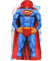 Details About Briefly Stated Mens Superman Complete Costume Red One Size