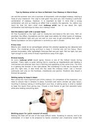 ppt tips by makeup artist on how to