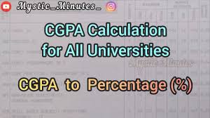 how to calculate cgpa for all