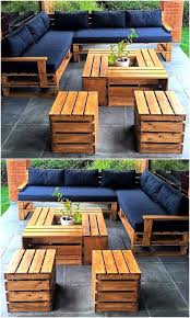 diy pallet outdoor furniture ideas
