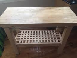 ikea groland butcher block in