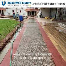 pebble stone external flooring