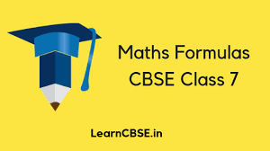 Cbse Class 7 Maths Formulas Important Math Formulas For All