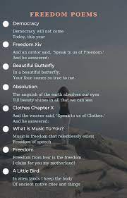 freedom poems best poems for freedom