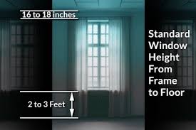the standard window height from floor