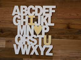 Alphabet Wall Letters I Love U I