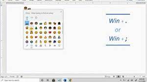 windows 10 emoji keyboard quickly