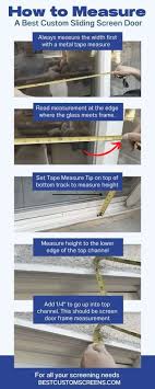 How To Measure A Sliding Screen Door