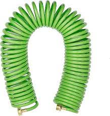 Premium Pu Coil Garden Water Hose 50 Ft