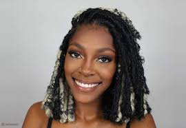 16 short faux locs that are straight lewk