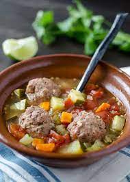 albondigas meatball soup easy