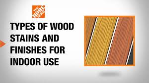 types of wood stains and finishes for