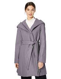Jessica Simpson Womens Wrap Wool Coat