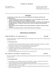 Medical Sales Resume   berathen Com sample resume format