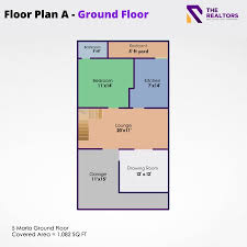 floor plan for 5 marla house design