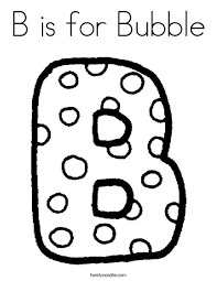 Choose your favorite coloring page and color it in bright colors. B Is For Bubble Coloring Page Twisty Noodle