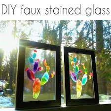 Diy Faux Stained Glass Crazy Diy Mom