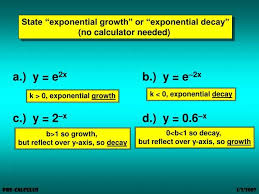 Ppt State Exponential Growth Or