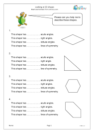 looking at 2d shapes geometry shape