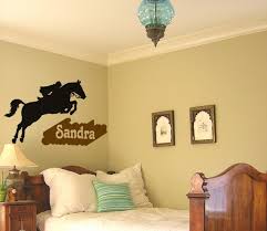 Horse Decal Girls Name Wall Sticker