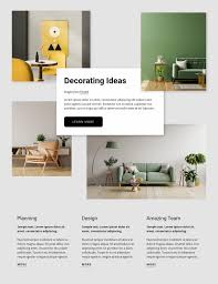 new interior design ideas web page design