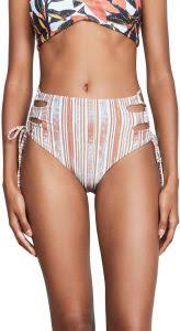 Maaji Womens Reversible Tie Side High Waist Bikini Bottom