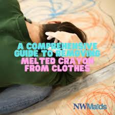 removing melted crayon from clothes