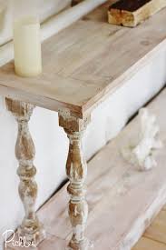 Diy Reclaimed Sofa Table Tutorial