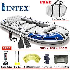 6 person swimming fishing boat canoeing