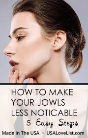how to make jowls less noticeable usa