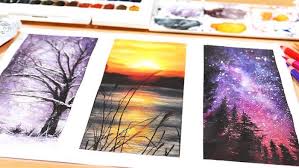 Easy watercolor ideas for beginners (7 good things to paint) — kerrie woodhouse. 100 Easy Watercolor Paintings To Fill Your Time With Architecture Design Competitions Aggregator