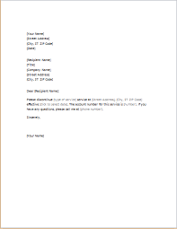 Letter Requesting Cancellation Of Services Word Excel