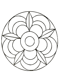 We also have more mandalas for adults and kids. Flower In A Mandala Easy Mandalas For Kids 100 Mandalas Zen Anti Stress