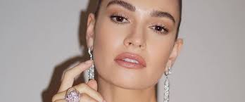 how beauty routine keeps lily james