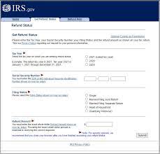 how to check your irs refund status in