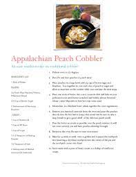 appalachian peach cobbler charmed