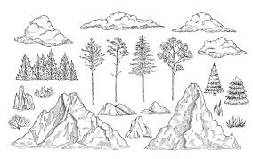 forest drawing images free