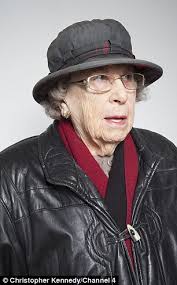 Fashionable: Jean Barker, Baroness Trumpington is 91 and stylish while Sue Kreitzman, 73 is a fashion rebel - article-2422328-1BDC1128000005DC-123_306x491