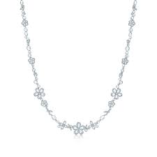 Novica, the impact marketplace, presents one of the most complete collections of floral necklaces online, at incredible prices, each piece quality artisan crafted. Tiffany Enchant Platinum Flower Necklace Tiffany Co