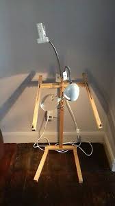 Stitchmaster Wooden Needlework Floor Stand Light
