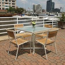 Outdoor Cafe Table Set Ethos 36 In