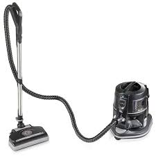 e2 black canister vacuum cleaner