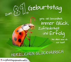 Eine haftung des verlags ist daher ausgeschlossen. 89 Geburtstag Karte Herzlichen Gluckwunsch Geburtstagsspruche Welt