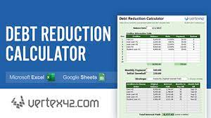This is an accessible template. Debt Reduction Calculator Debt Snowball Calculator