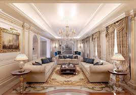 classic style living room design and