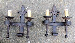 A Pair Of French Gothic Wall Lights