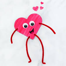 Heart Buddies Easy Valentines Day Craft For Kids